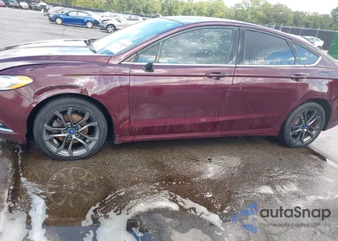 2018 Ford Fusion Se из США, поврежденный, VIN 3FA6P0HD3JR148812